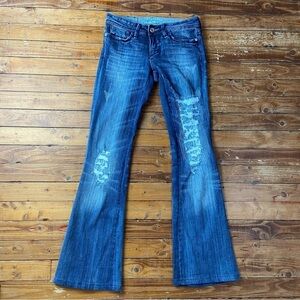 Parasuco jeans 8Jolier  low rise boot cut 98% cotton 2% spandex stretch s…